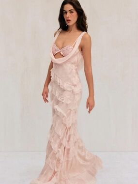 for love and lemons elula maxi dress For Love & Lemons Elula Maxi Dress